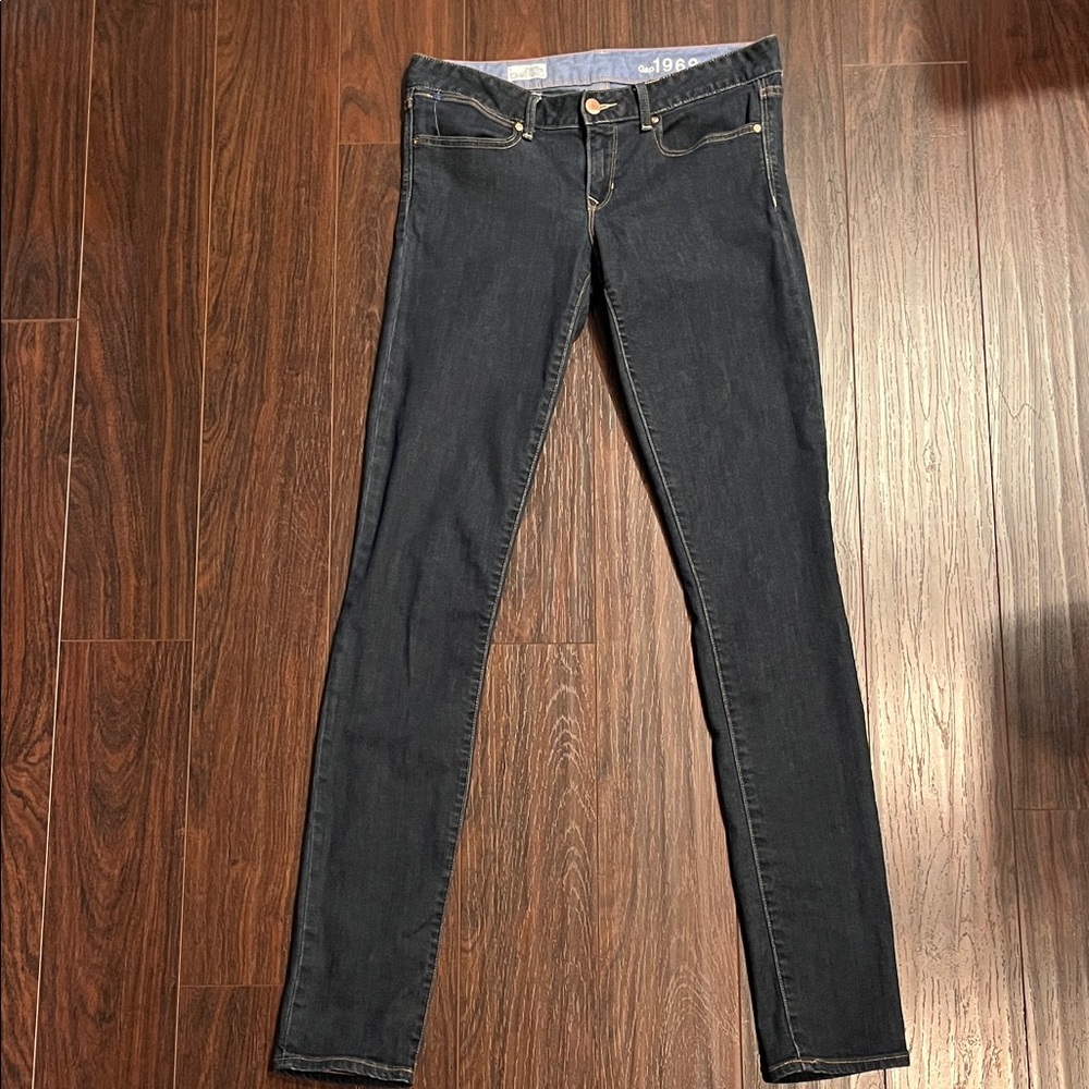 Always Skinny dark denim blue extra long blue jeans